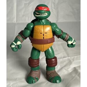 TEENAGE MUTANT NINJA TURTLES TMNT 2012 VIACOM TALKING RAPH RAPHAEL FIGURE 6" HTF